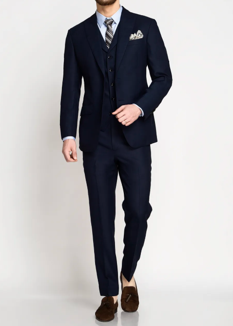 Classic Navy Blue Suit